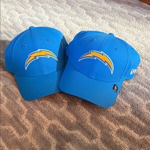 New Era Blue Caps with Yellow Bolt Design